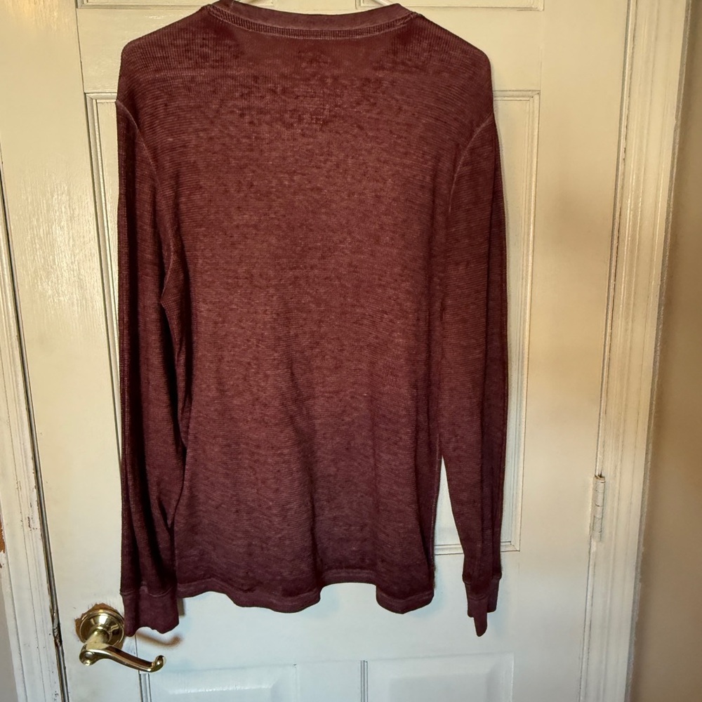 Men’s Star Wars Burgundy Long Sleeve Shirt Size M - Picture 7 of 8